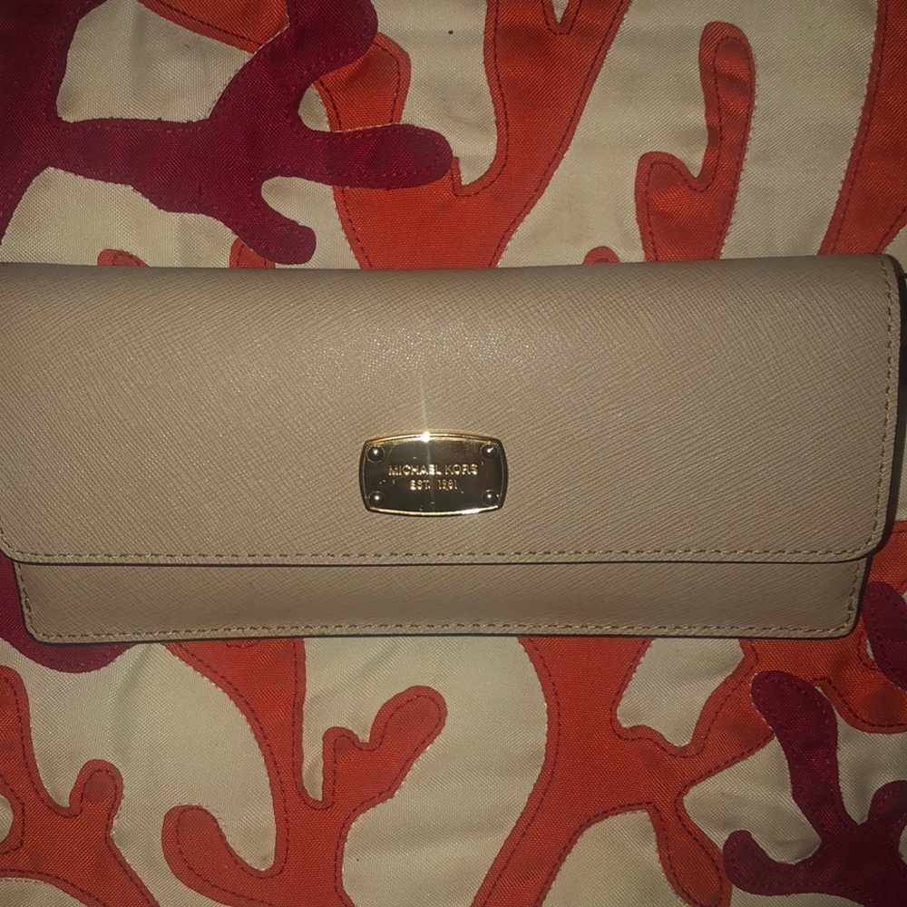Michael Kors Tan Leather Wallet